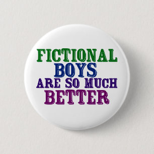 Fictional Boys från bokmask är så mycket bättre Knapp