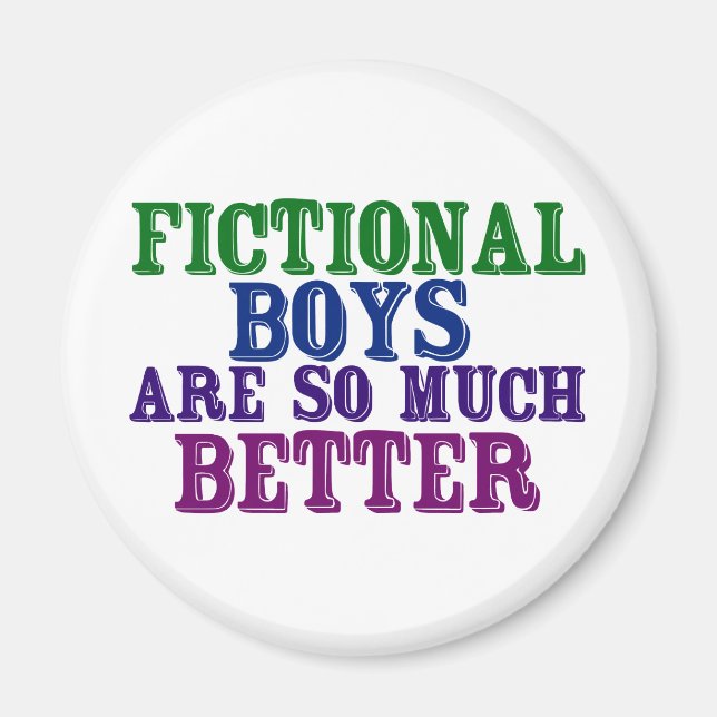Fictional Boys från bokmask är så mycket bättre Magnet (Framsidan)