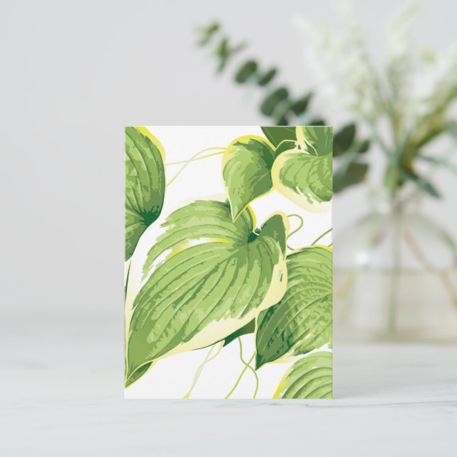 Ficus Plant 2 Vykort (Stående Fram)