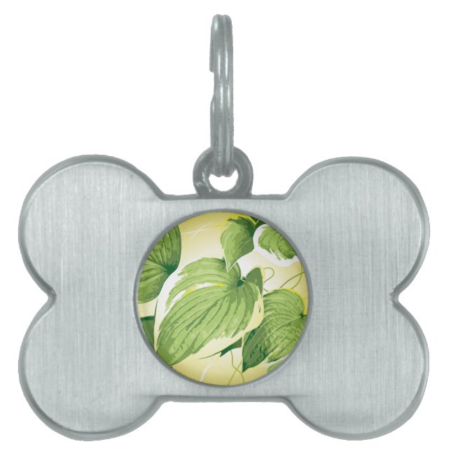 Ficus Plant 4 ID-bricka Husdjur (Framsidan)