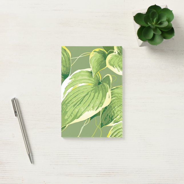 Ficus Plant 5 Post-it Block (Kontor)