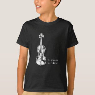 Fiddle Not Violin Bluegräs Land Music Gift T Shirt