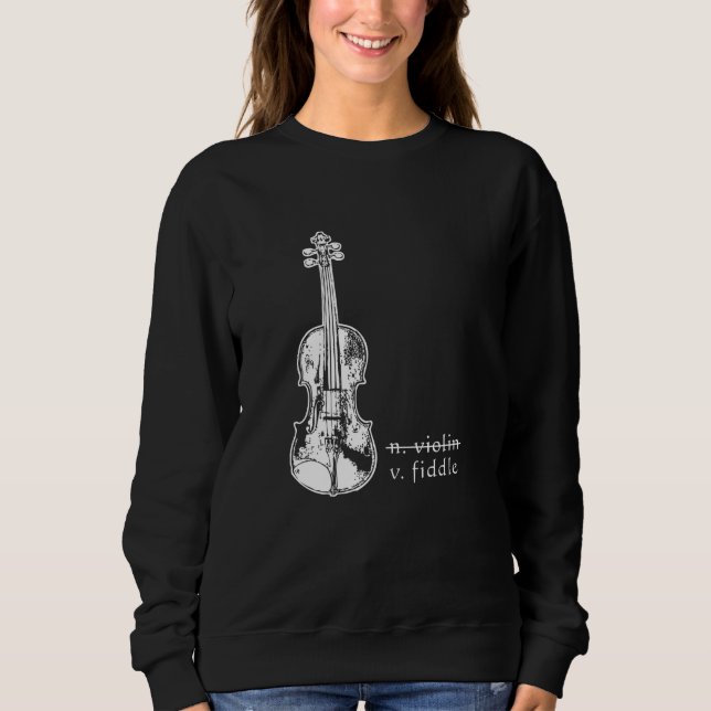 Fiddle Not Violin Bluegräs Land Music Gift T Shirt (Framsida)