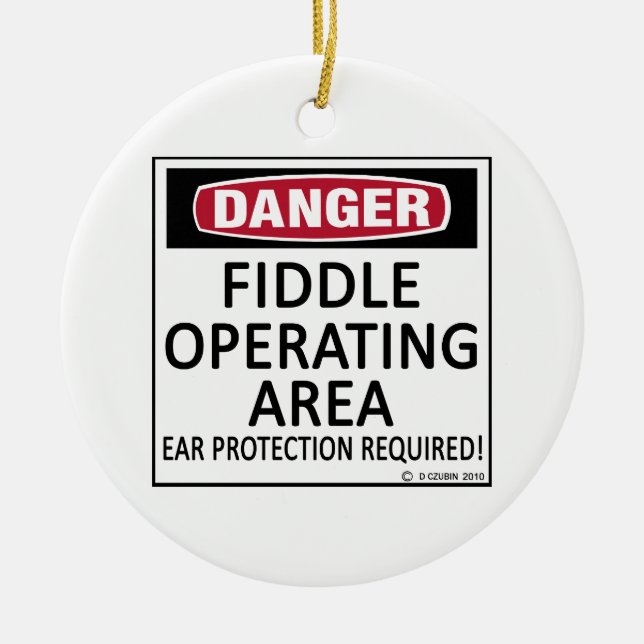 Fiddle-verksamhetsområde Julgransprydnad Keramik (Framsidan)