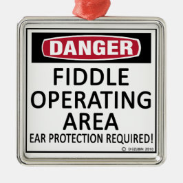 Fiddle-verksamhetsområde Julgransprydnad Metall