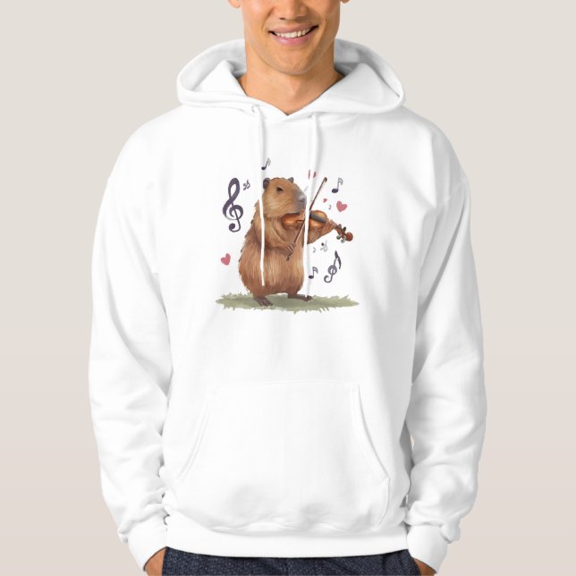 fiddler capybara hoodie (Framsida)