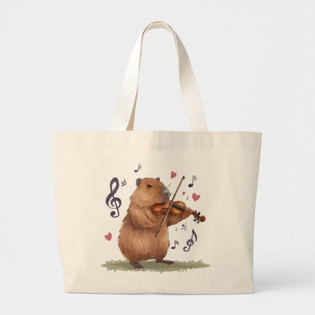 fiddler capybara jumbo tygkasse (Framsidan)