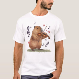 fiddler capybara t shirt