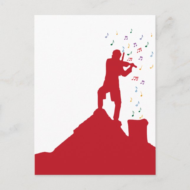 Fiddler  vykort (Framsida)