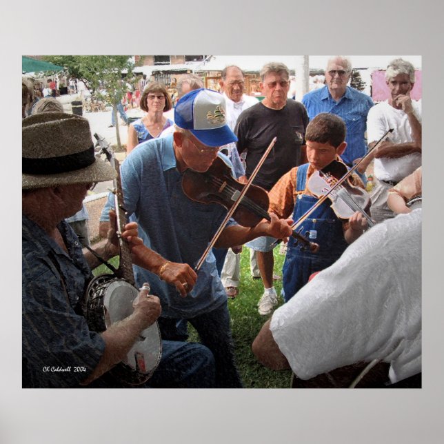 Fiddlin" i parken poster (Framsidan)