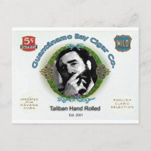 Fidel Castro Guantanamo Bay Cuba Cigar Company Vykort