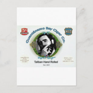 Fidel Castro Guantanamo Bay Cuba Cigar Company Vykort