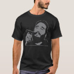 Fidel Castro med Cigar Porträtt T-Shirt<br><div class="desc">Fidel Castro med Cigar Porträtt T-Shirt</div>