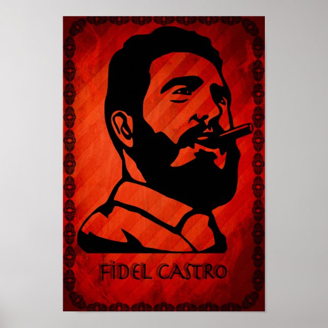 Fidel Castro Poster (Framsidan)