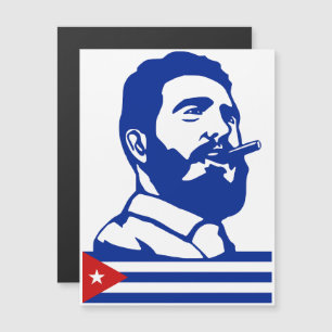 Fidel Castro, Presidente, Revolution, Kuba, Havann Magnetisk Inbjudningskort