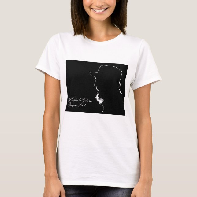 Fidel Castro, Presidente, Revolution, Kuba, Havann T Shirt (Framsida)