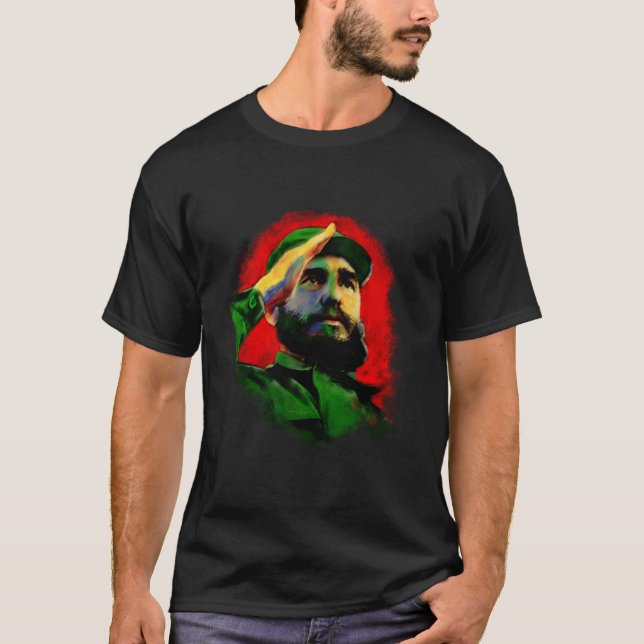 Fidel Castro T Shirt (Framsida)