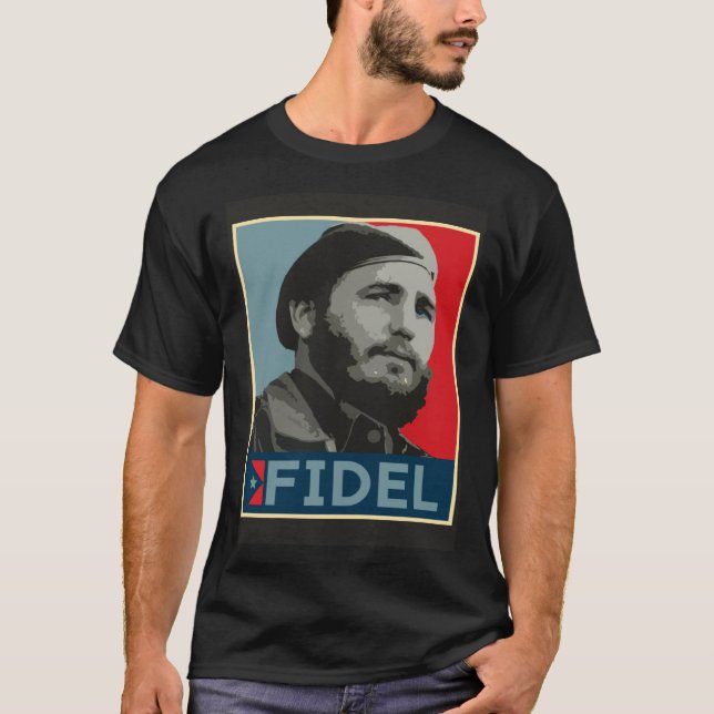 FIDEL CASTRO T SHIRT (Framsida)