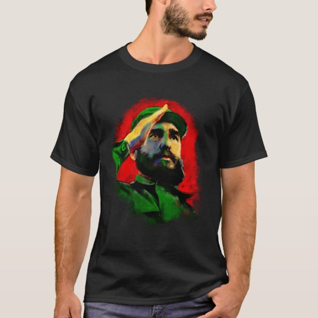 Fidel Castro T Shirt (Framsida)