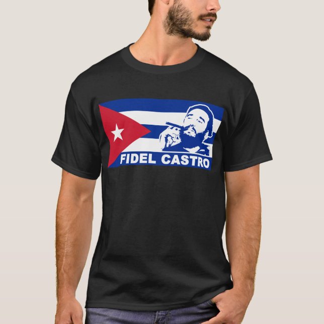 Fidel Castro T-tröja T-shirt (Framsida)