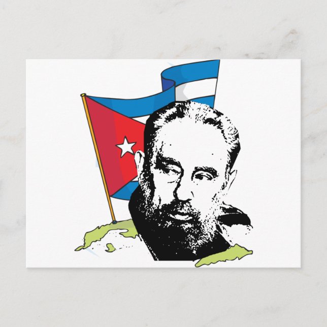 Fidel Castro Vykort (Framsida)