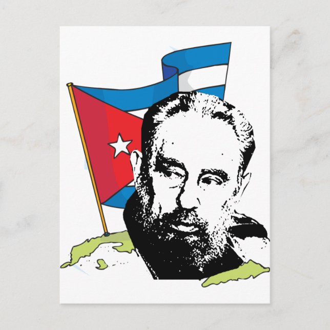 Fidel Castro Vykort (Framsida)