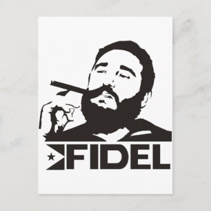 Fidel Castro Vykort