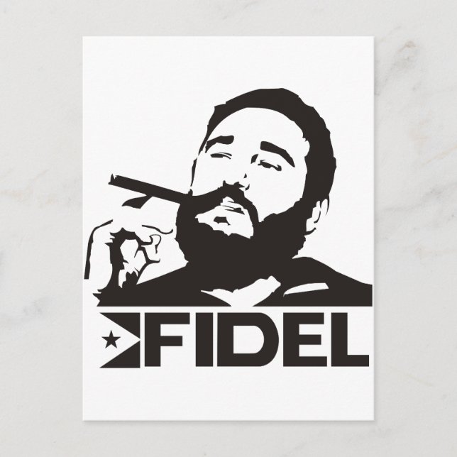 Fidel Castro Vykort (Framsida)