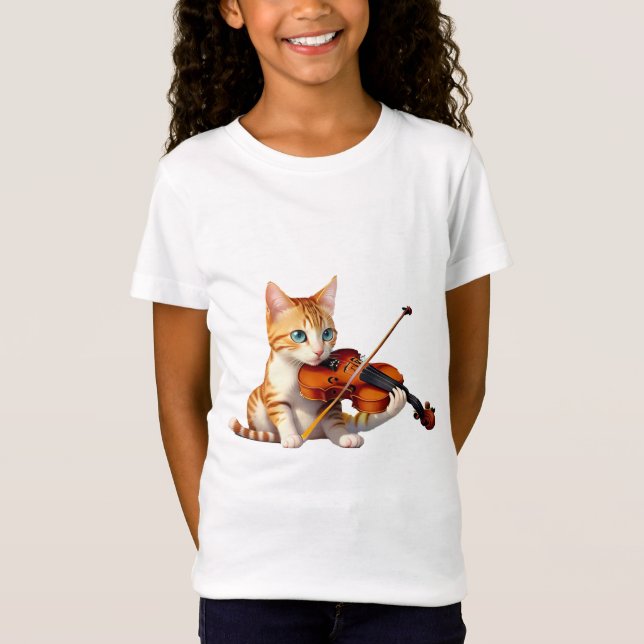 Fidel Kitty T Shirt (Framsida)