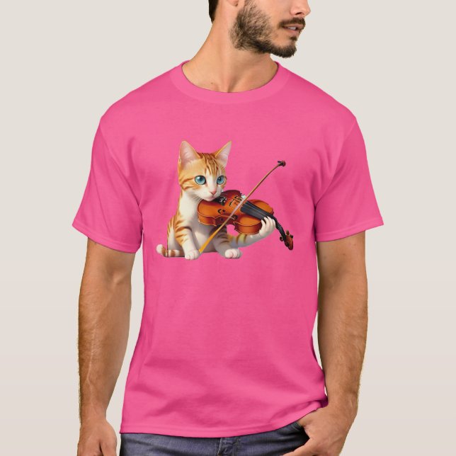 Fidel Kitty T Shirt (Framsida)
