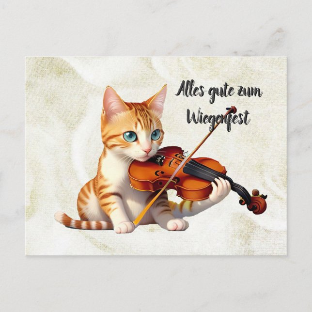 Fidel Kitty Vykort (Framsida)