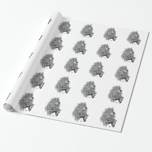 Fidel lite skogelakt troll presentpapper