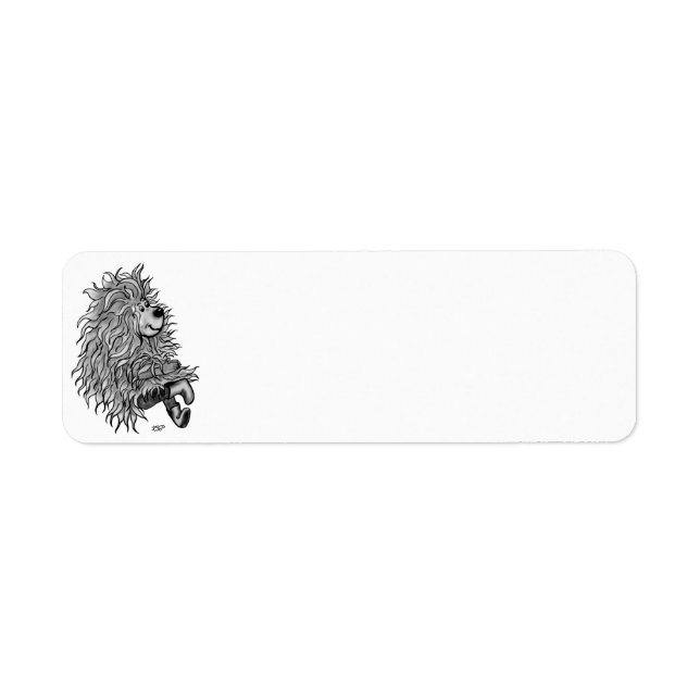 Fidel The Little Forest Goblin Returadress Etikett (Framsidan)