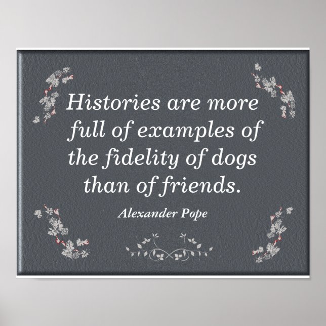 Fidelity of hundar - konstnärlig utskrift poster (Framsidan)