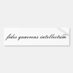 fides-quaerensintellectum bildekal