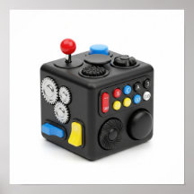 Fidget Cube Stressar Leksak