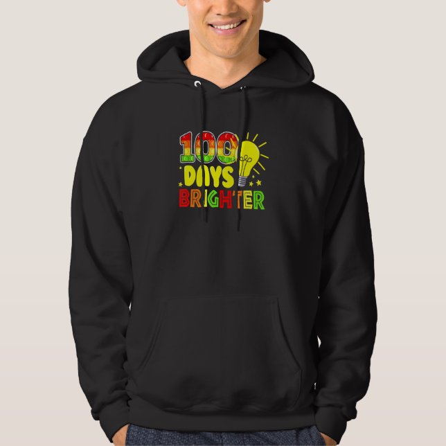Fidget Leksak, 100 dagar med skolpop, 100 dagar Br Hoodie (Framsida)