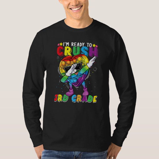 Fidget Leksak Dabbing jag är Redo att krossa tredj T Shirt (Framsida)