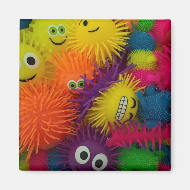 Fidget Leksak Squishy Boll Magnet (Framsidan)