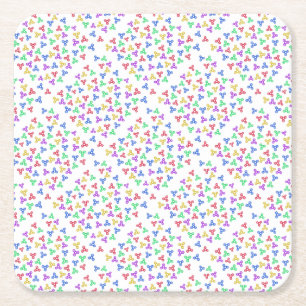 Fidget Spinners Underlägg Papper Kvadrat