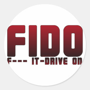 FIDO RUNT KLISTERMÄRKE