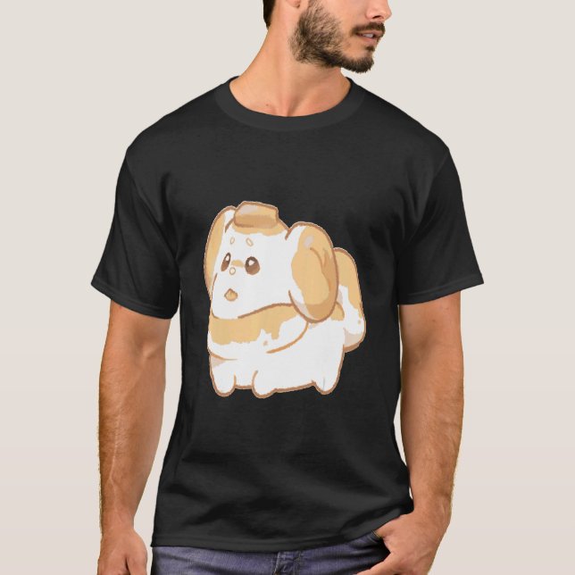 Fidough Butter-Hund T Shirt (Framsida)
