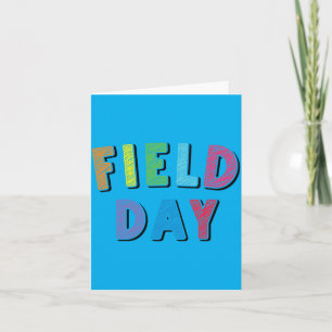 Field Day 2026 För Lärare Barn Kul Dag Familj Kort