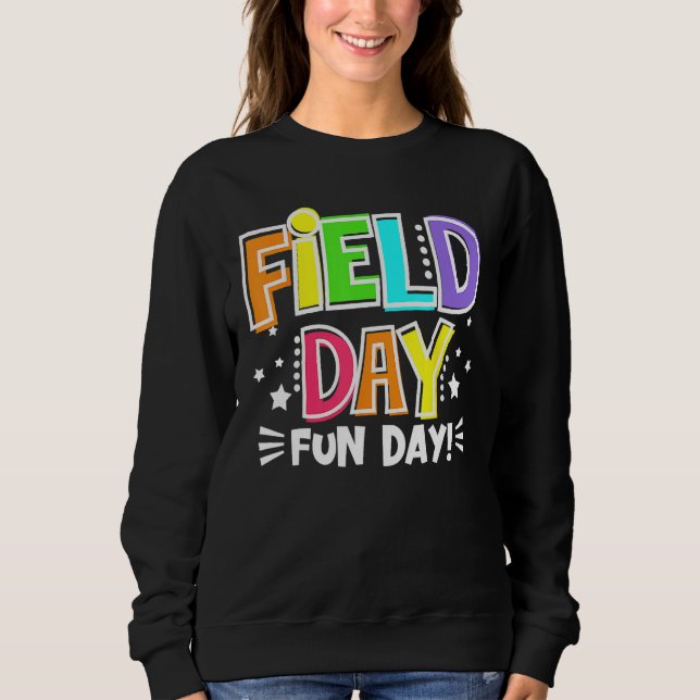 Field Day Fun Day Last Day Of School Teacher Stude T Shirt (Framsida)