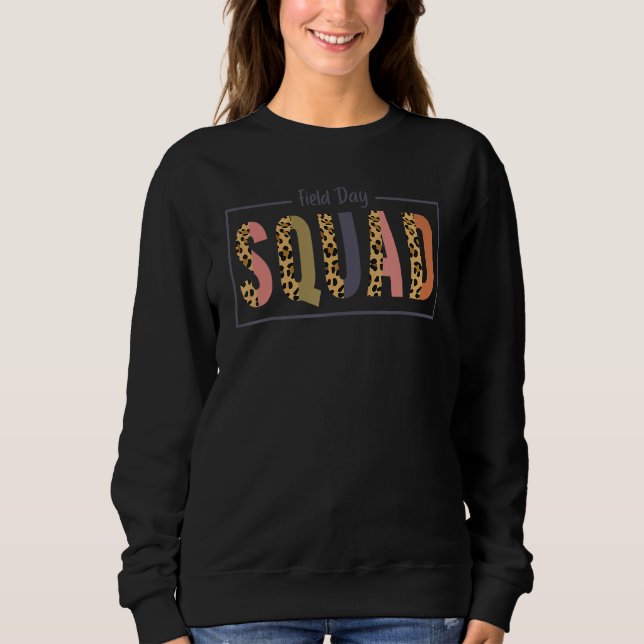 Field Day Squad Shirt Yellow Kids Leopard Field Da T Shirt (Framsida)