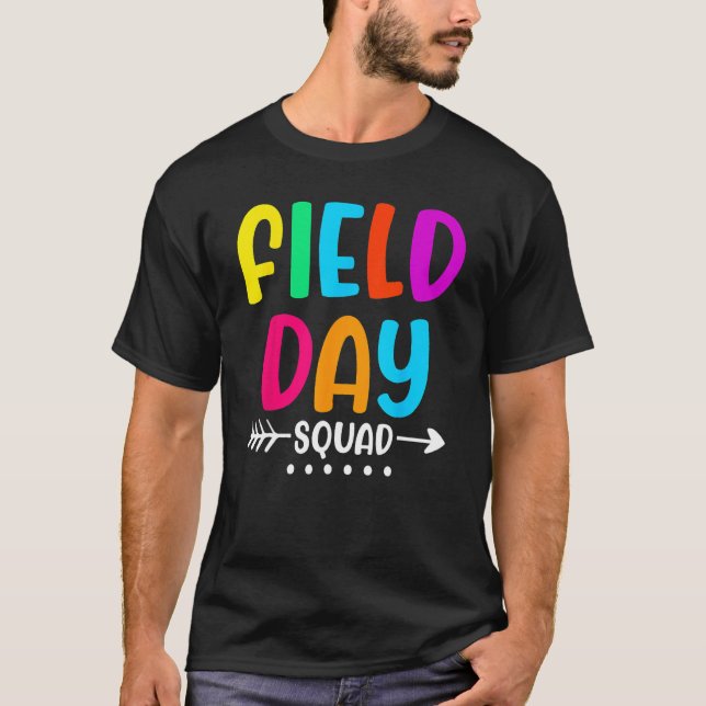 Field Fun Day 2023 Squad School Trip Vibes Kids Te T Shirt (Framsida)