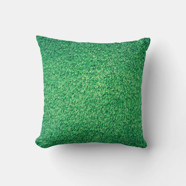 Field grass green lawn texture kudde (Framsida)