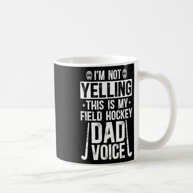 Field Hockey Dad Voice Dad Of A Field Hockey Playe Kaffemugg (Höger)