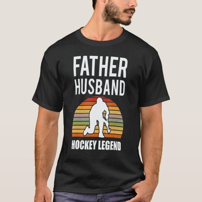Field Hockey Father Field Hockey T Shirt (Framsida)