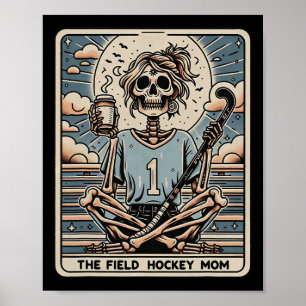 Field Hockey Mamma Tarrot-kort Poster